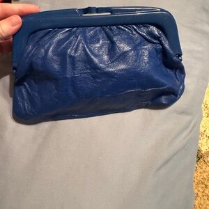 Blue Clutch Bag